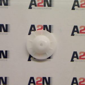 A white circular component
